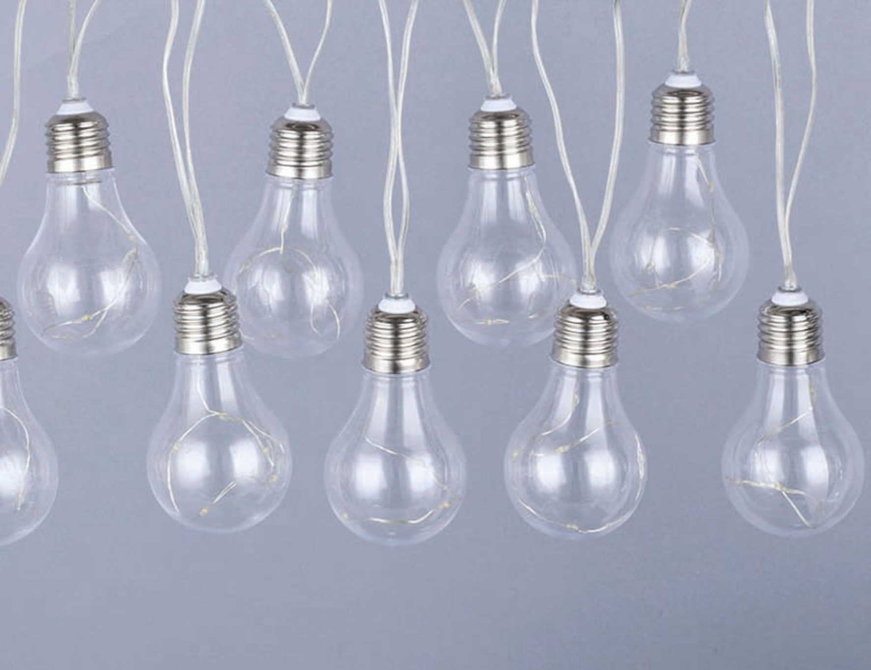 LED-Solarlichter Bulb 4.3 klar
