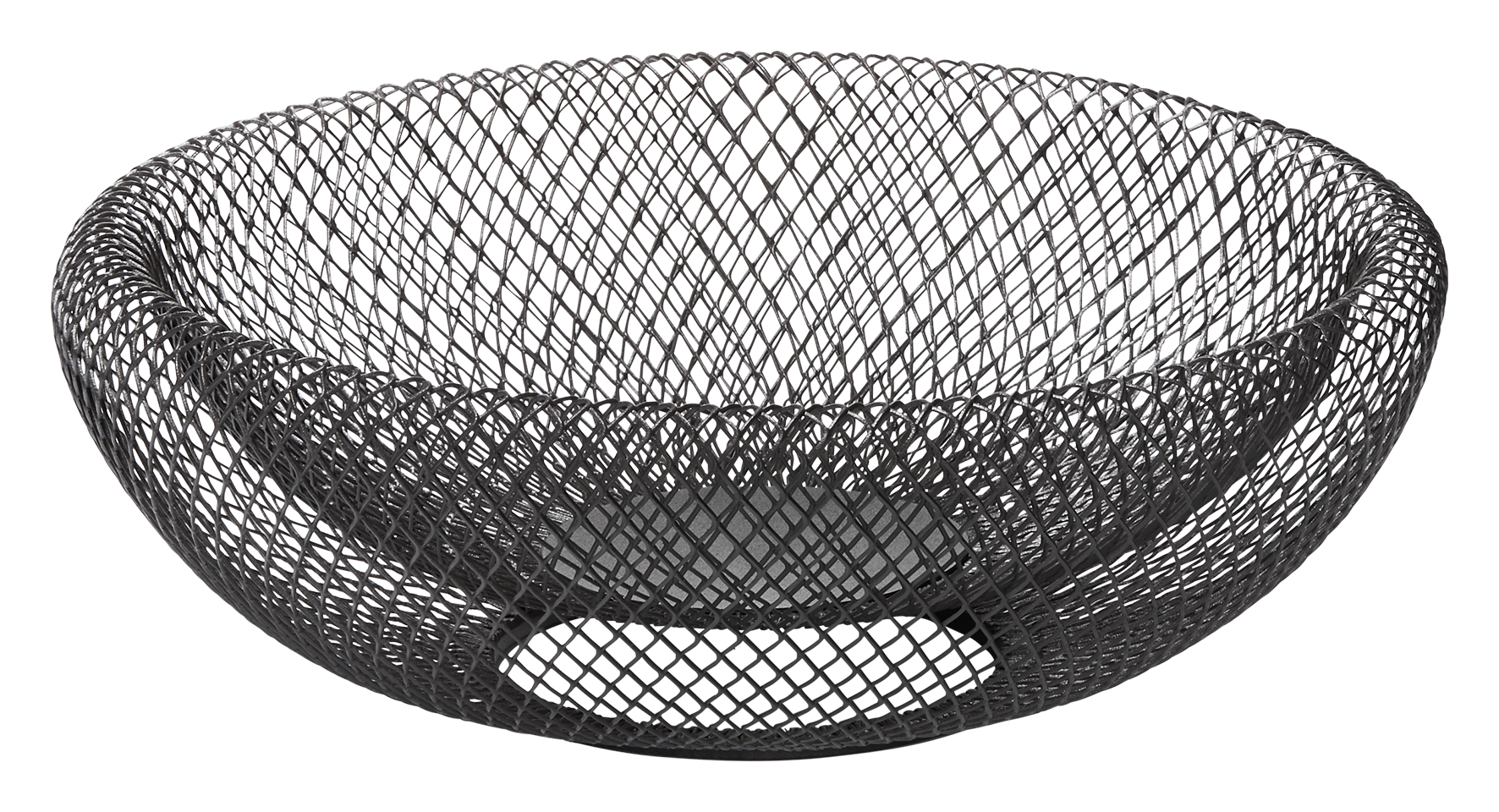 Schale Mesh flach ø29x10 sw Schale Mesh flach ø29x10 sw