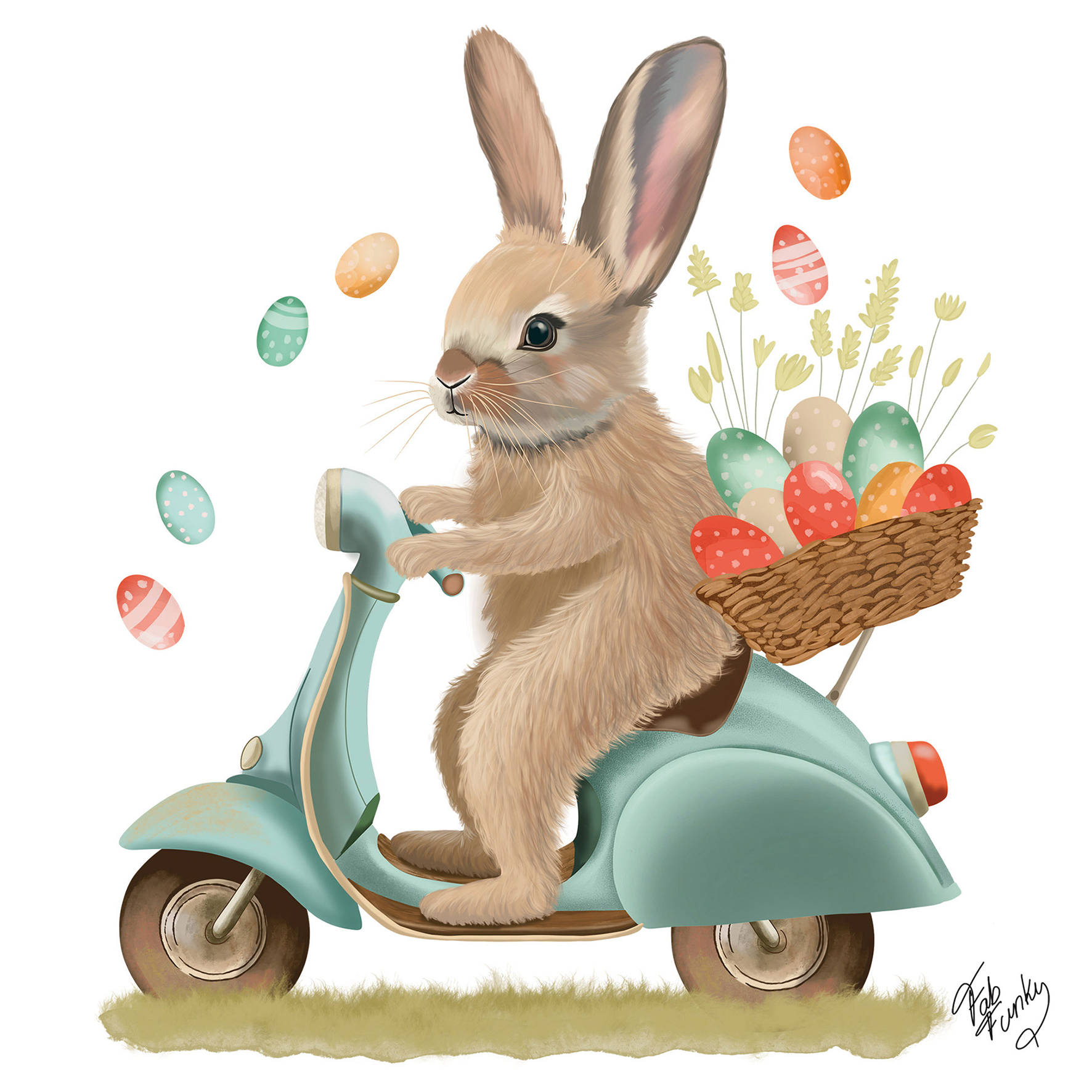 Serv. Bunny Dash 33x33 cm Serv. Bunny Dash 33x33 cm