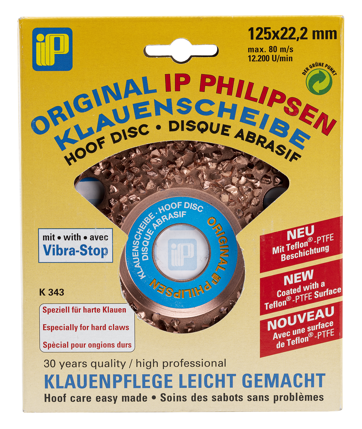 Klauenschleifscheibe 125mm