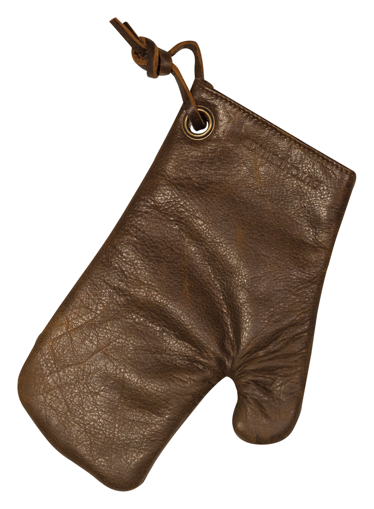 Ofenhandschuh Leder vint.brown