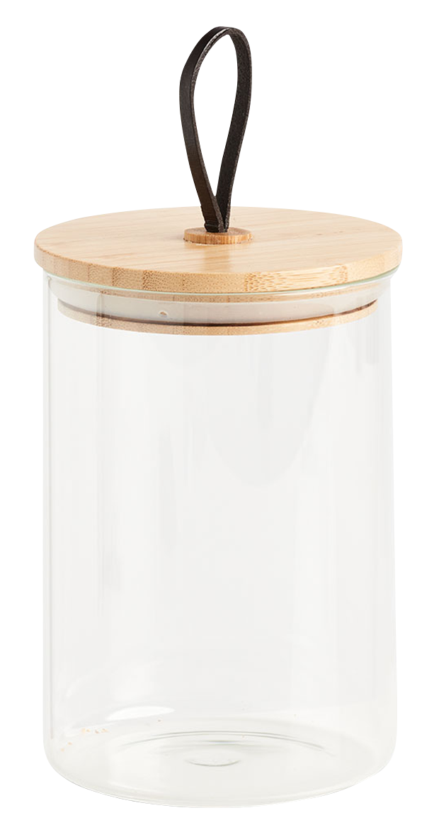 Vorratsglas m.Bambusd. 1.1l