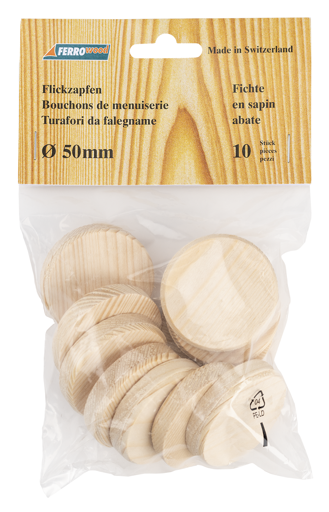 Flickzapfen 50 mm Fichte 10Stk