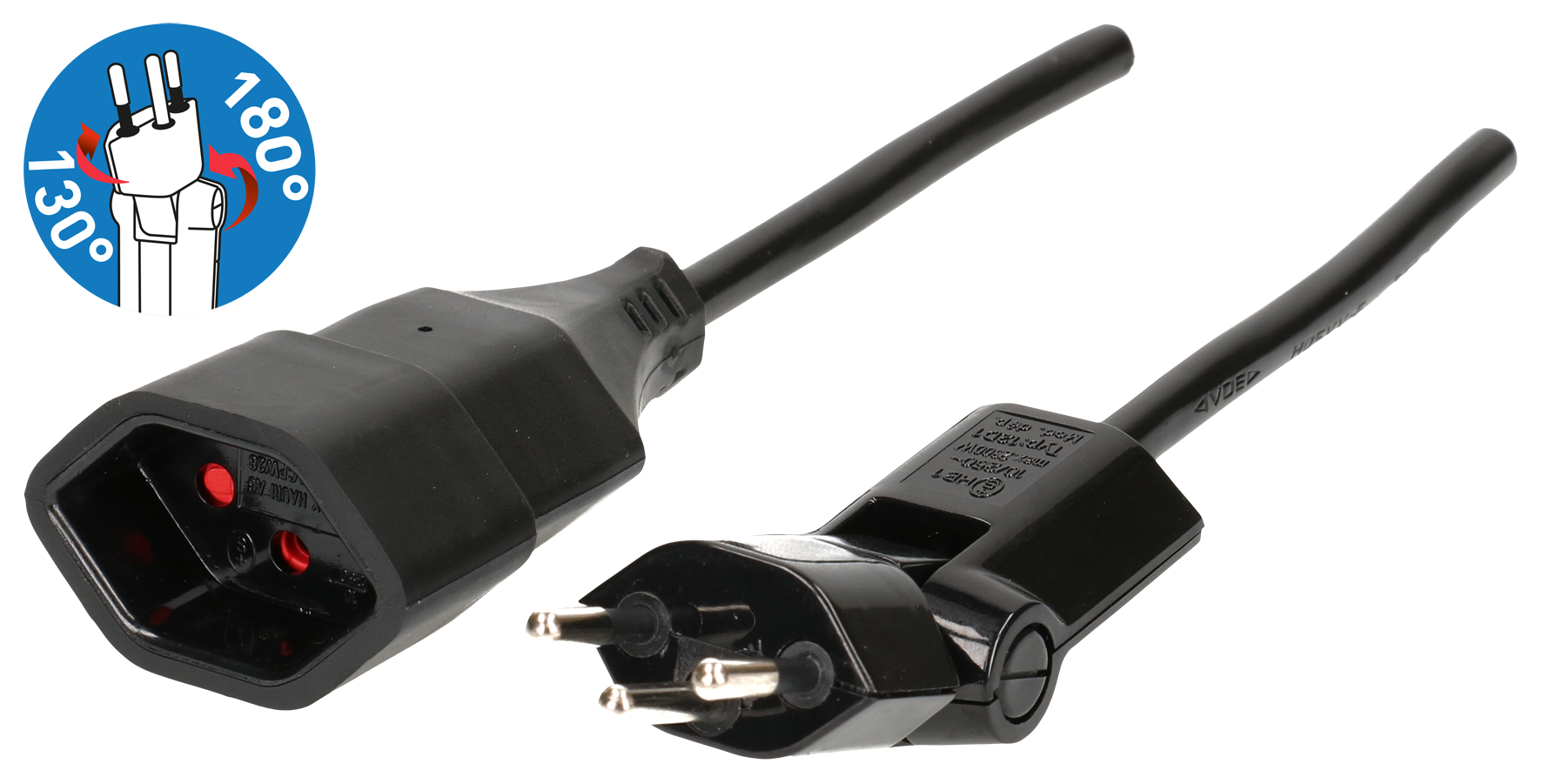 Ver.kabel TD T12/T13clip 5m sw