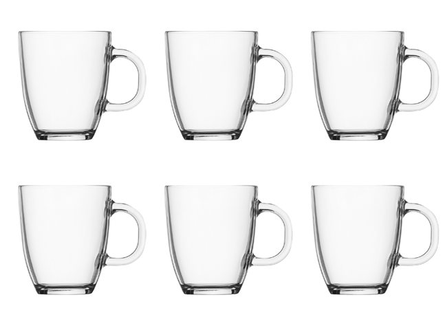 Tasse Bistro Glas 6Stück 0.35l Tasse Bistro Glas 6Stück 0.35l