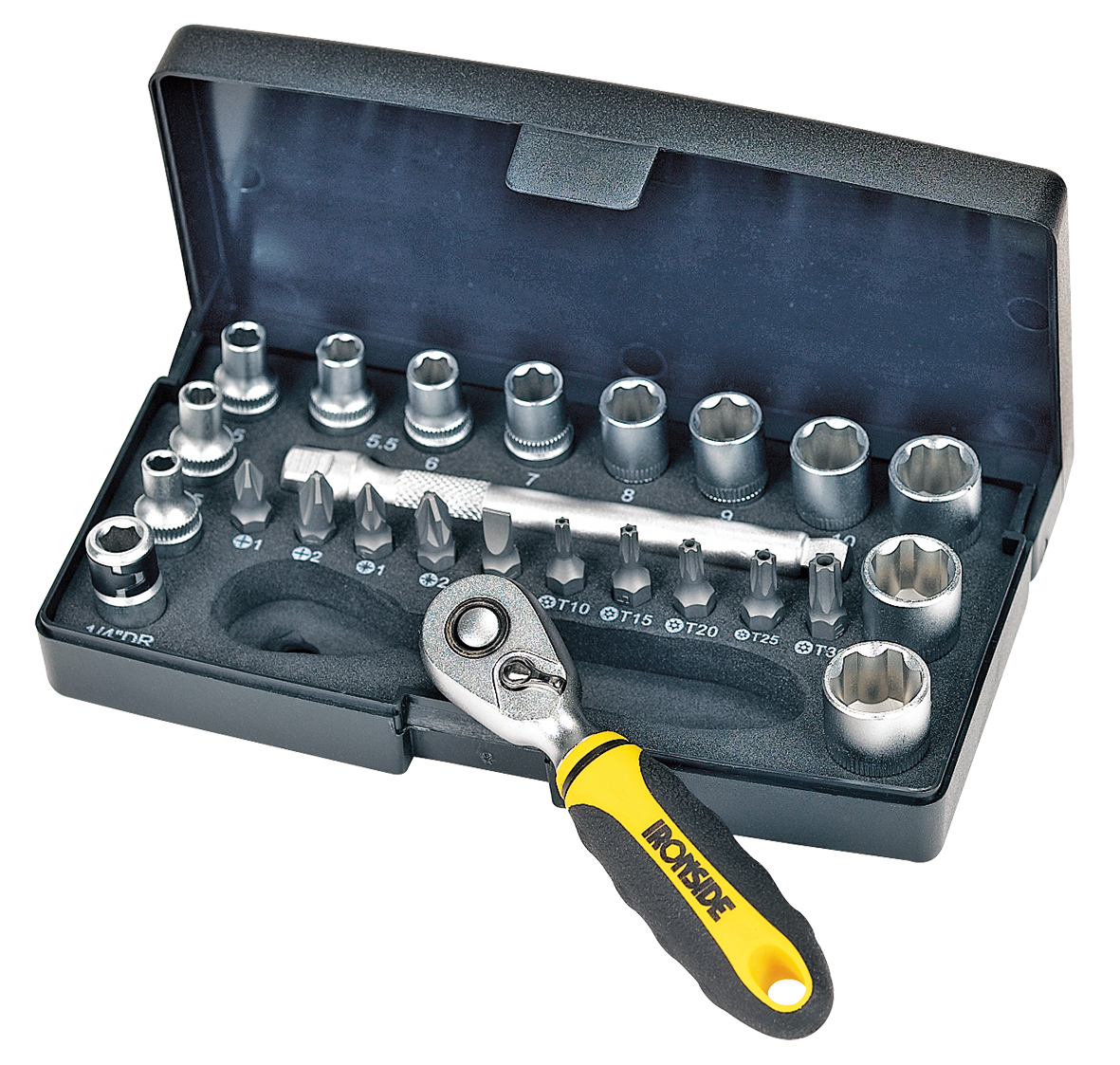 Steckschlüsselset 1/4" 25-tlg Steckschlüsselset 1/4" 25-tlg