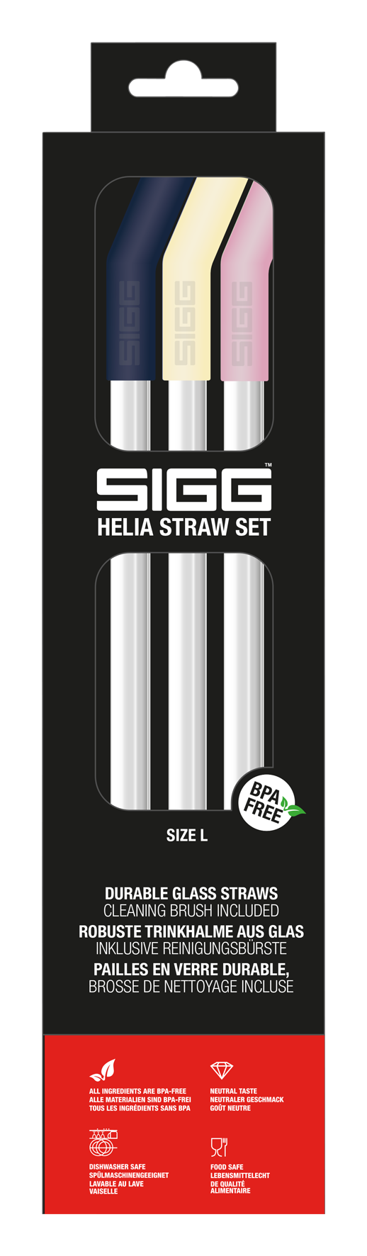 Trinkhalme Set Night Large