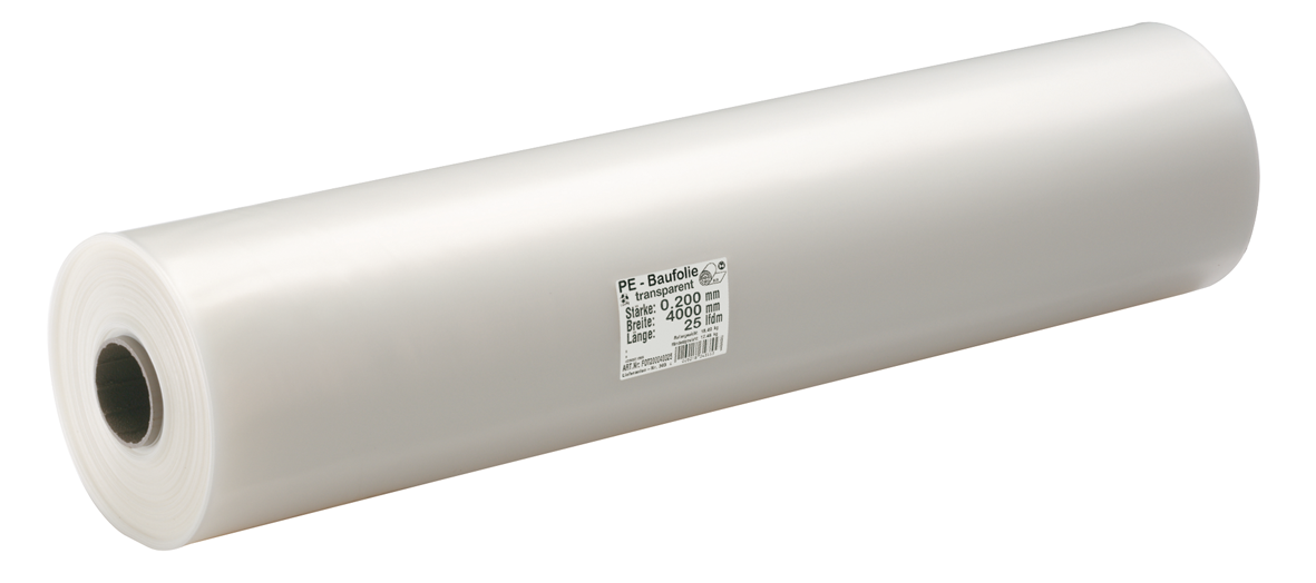 PE-Folie transp. 2x50m 0.15 mm