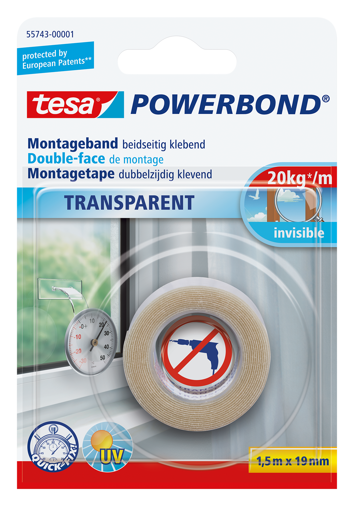 Montageband transp. 1.5:19 Montageband transp. 1.5:19