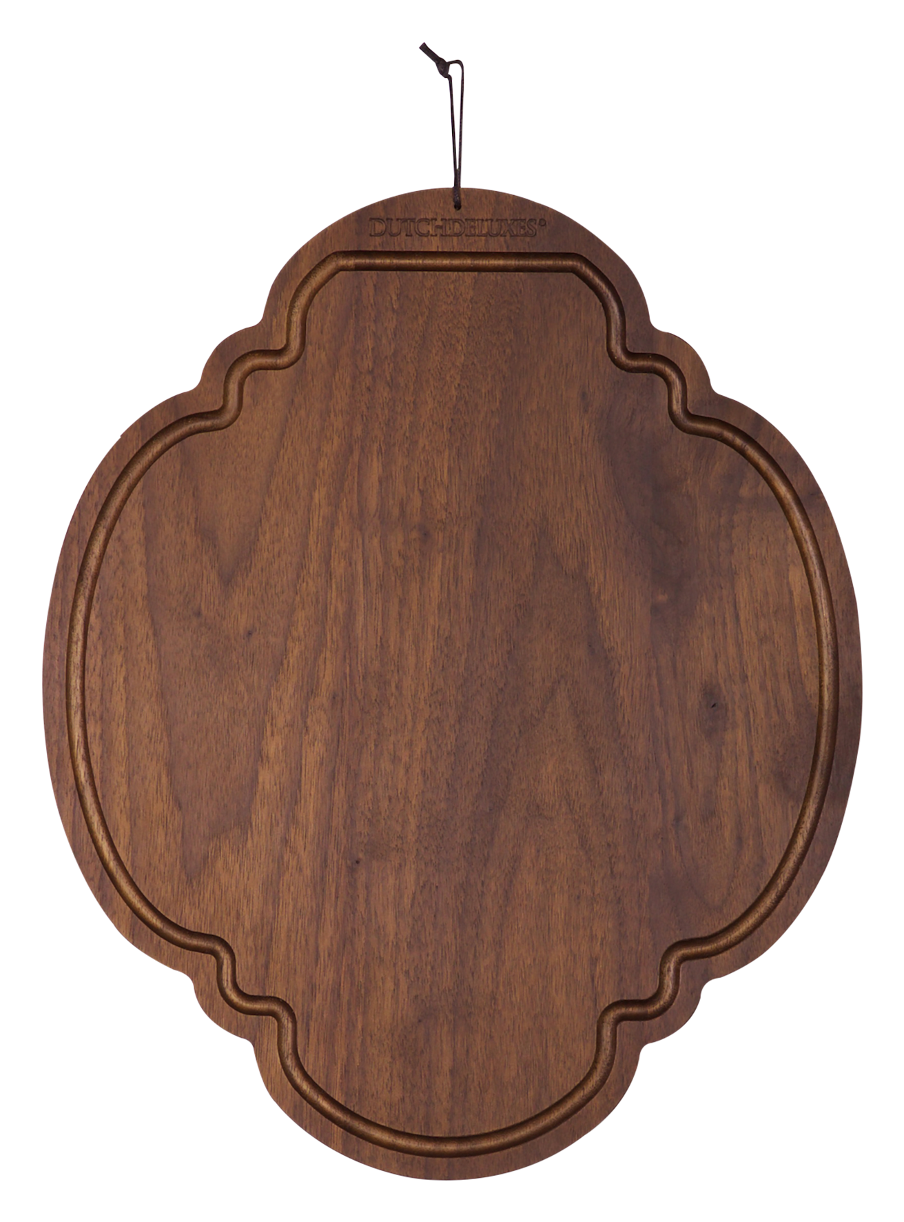 Holzbrett Walnuss oval 26x32cm Holzbrett Walnuss oval 26x32cm