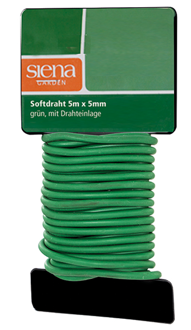 Softdraht 5 m ø 5 mm grün Softdraht 5 m ø 5 mm grün