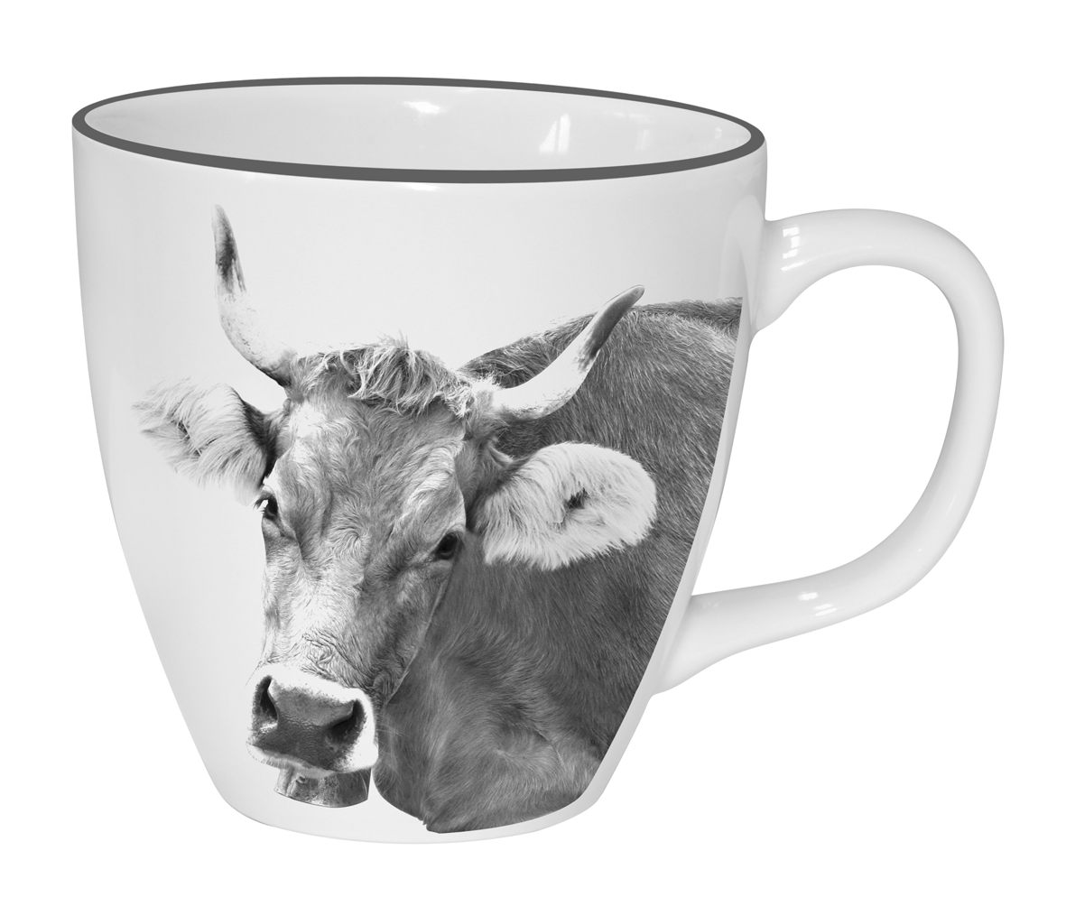 Tasse Kuh 0.3 l weiss