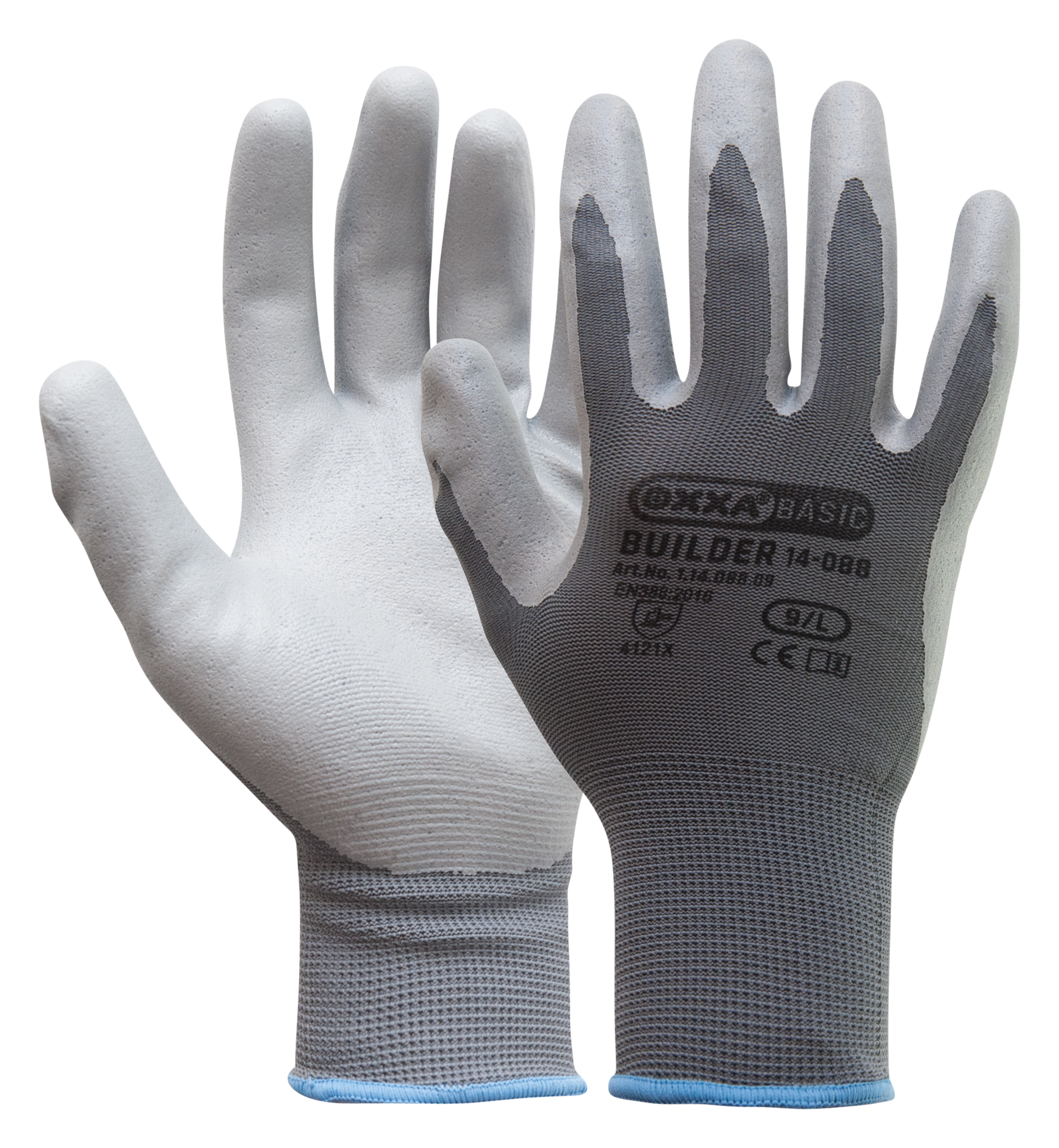 Handschuh Builder grau Gr. 10