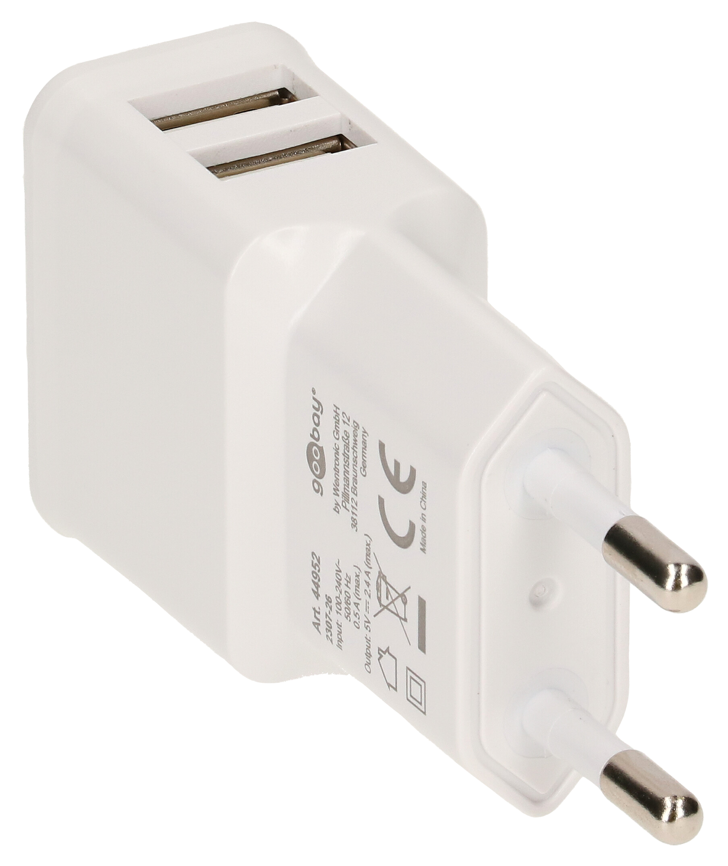 Ladegerät 2xUSB-A 12 W ws Ladegerät 2xUSB-A 12 W ws
