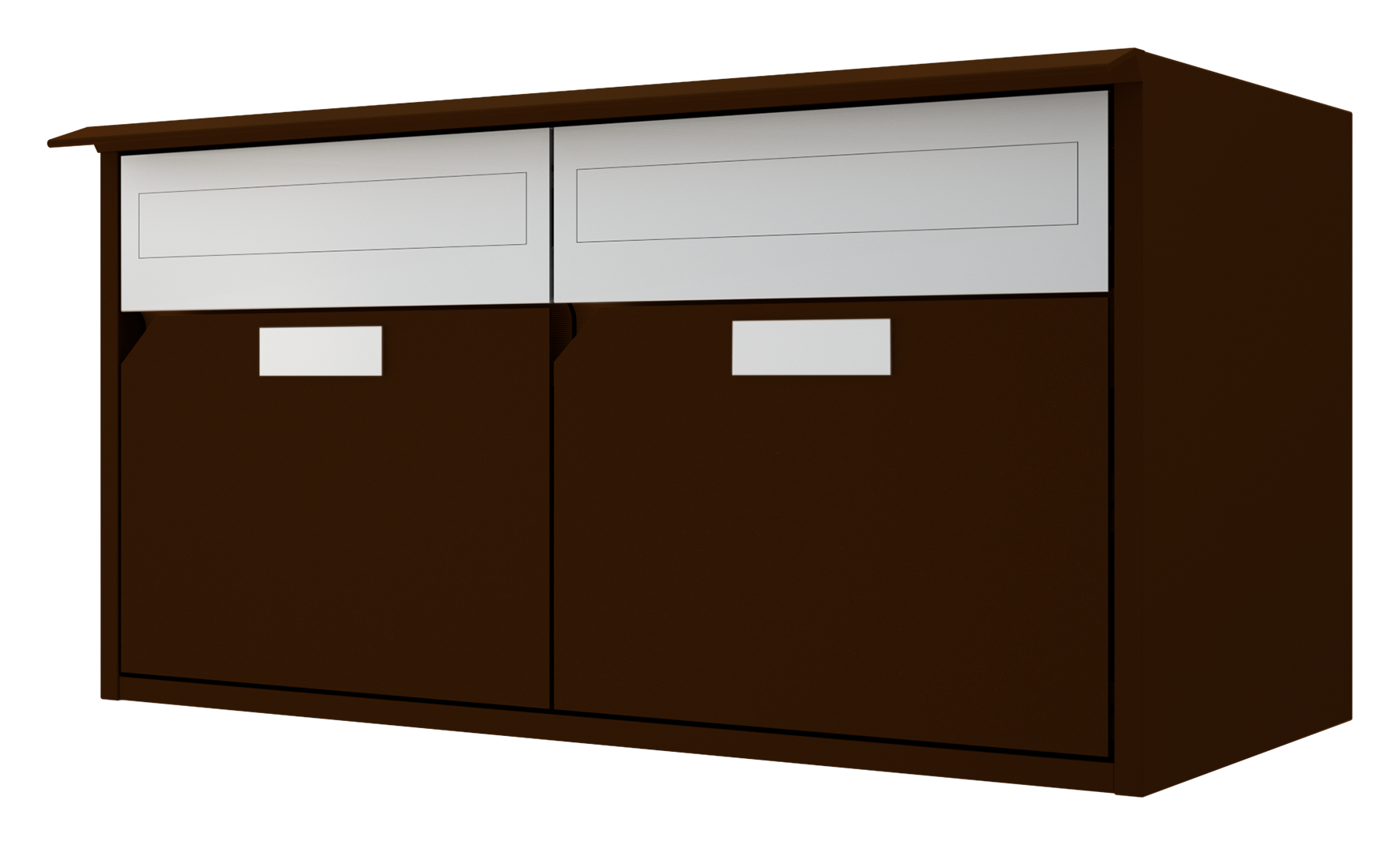 Briefkasten Alu 300 2-N,DB,FF