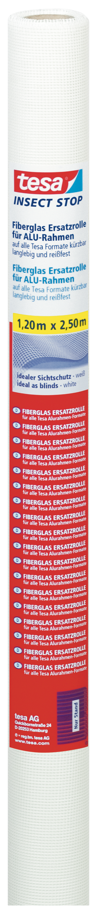 Fiberglasgitter 1.2:2.5 weiss