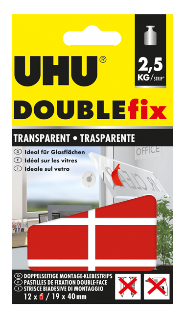 Klebestrips 19x40 trans