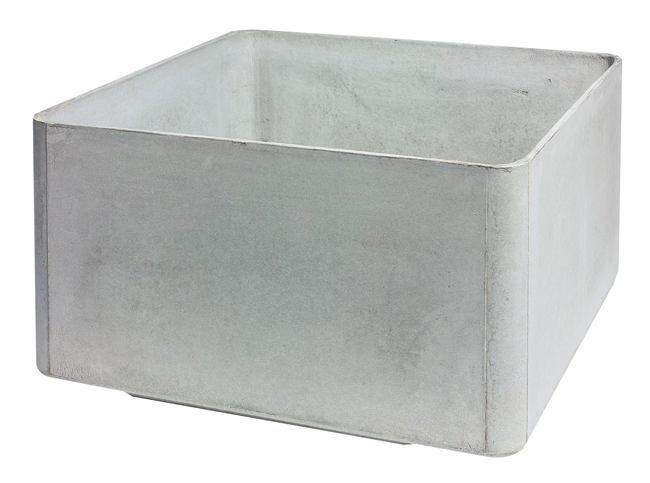 Pflanzengefäss Delta grau100cm Pflanzengefäss Delta grau100cm