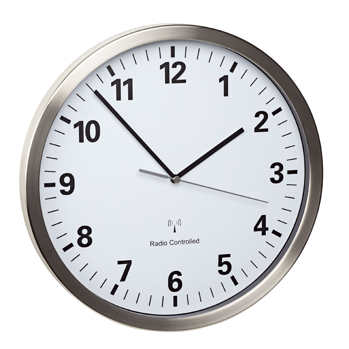 Funk-Wanduhr Design ø30.5cm