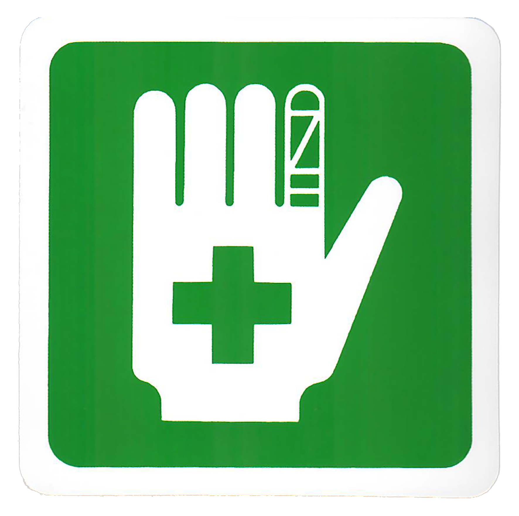 Schild ERSTE HILF HA Kun 75x75