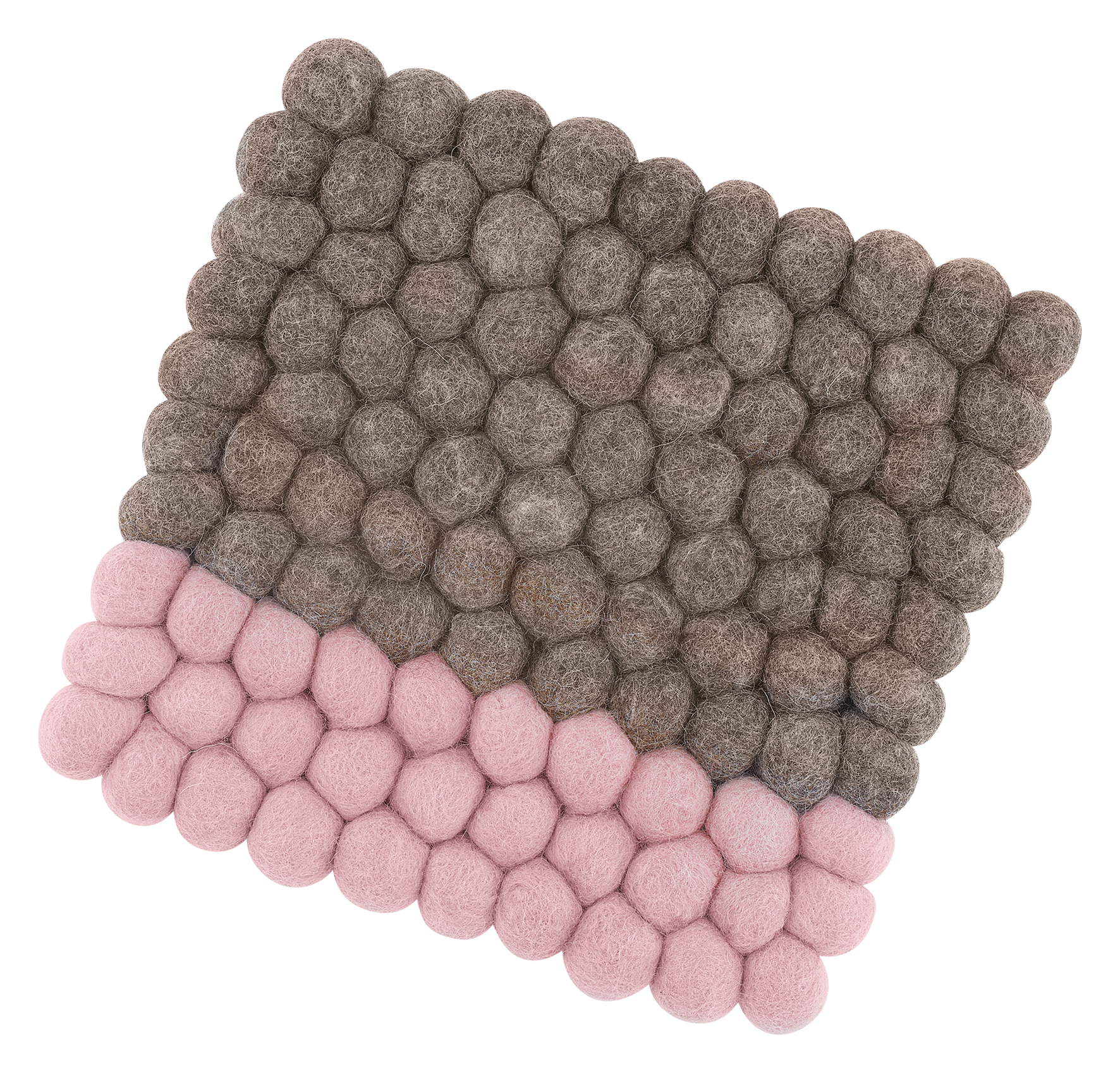Untersetzer braun-rosé 21x21 Untersetzer braun-rosé 21x21