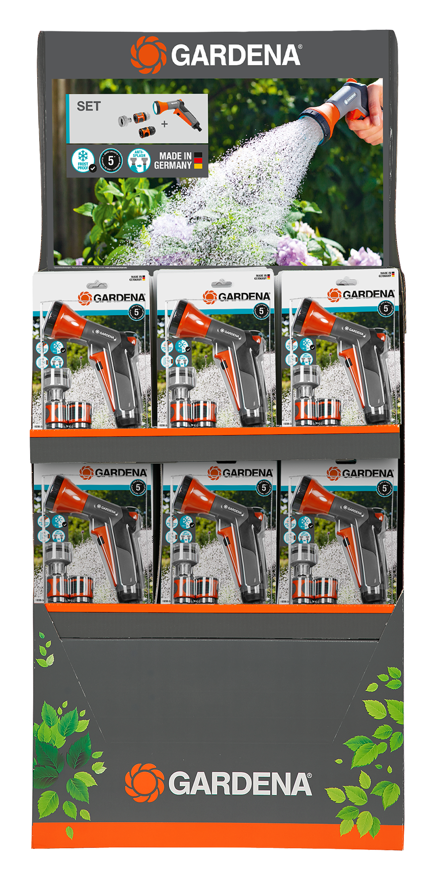Bewässerungsbrause Display