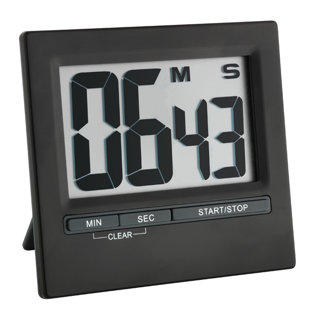 Timer digital schwarz