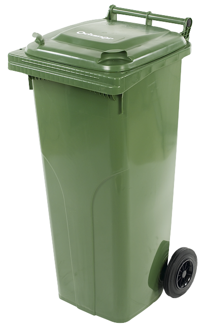 Abfallbehälter 140 l grün