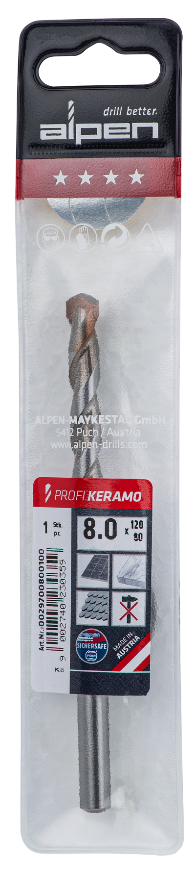 Keramikbohrer Profi Keram 8.0