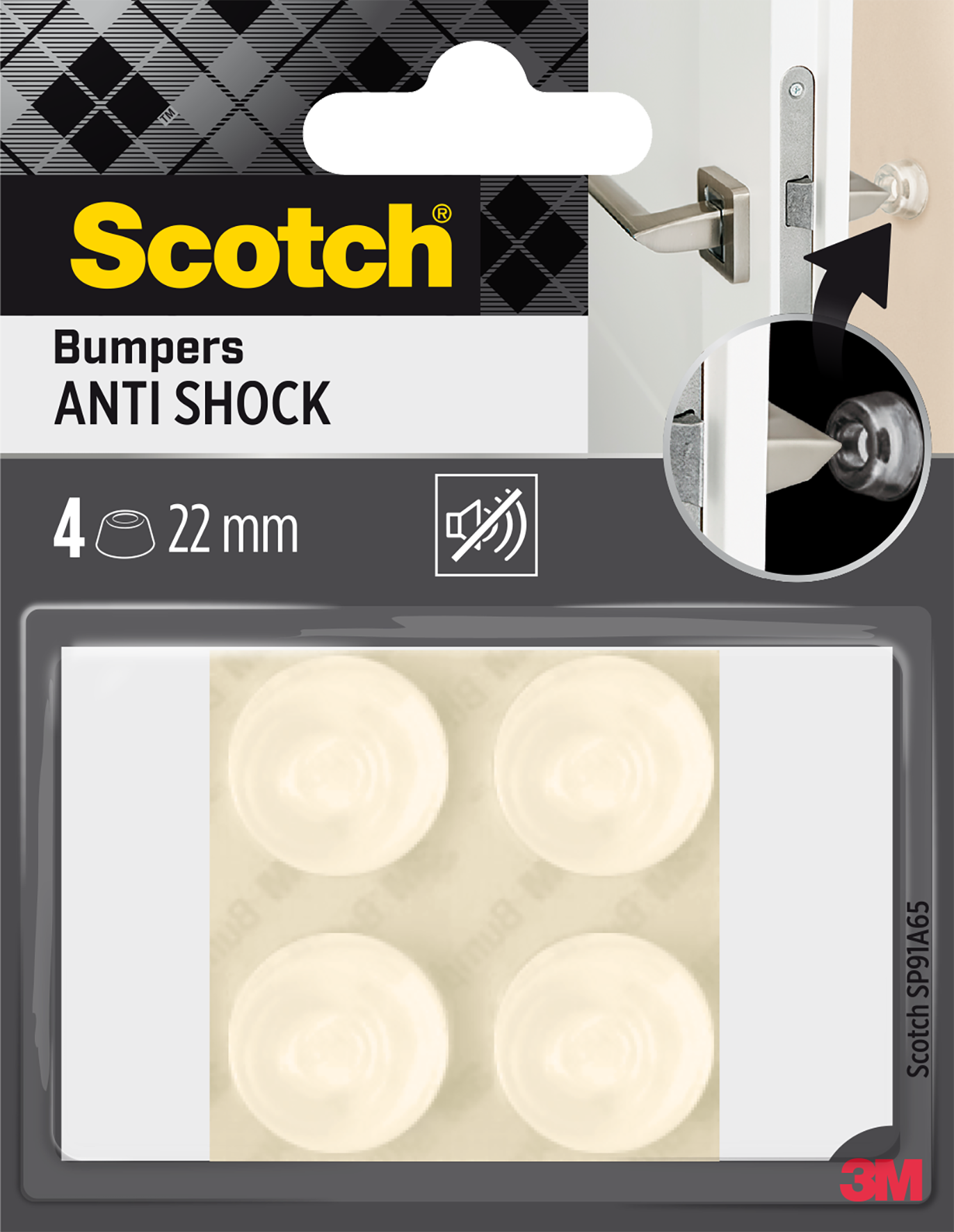 Schutzp.Bum. ø 22mm 4St. weiss