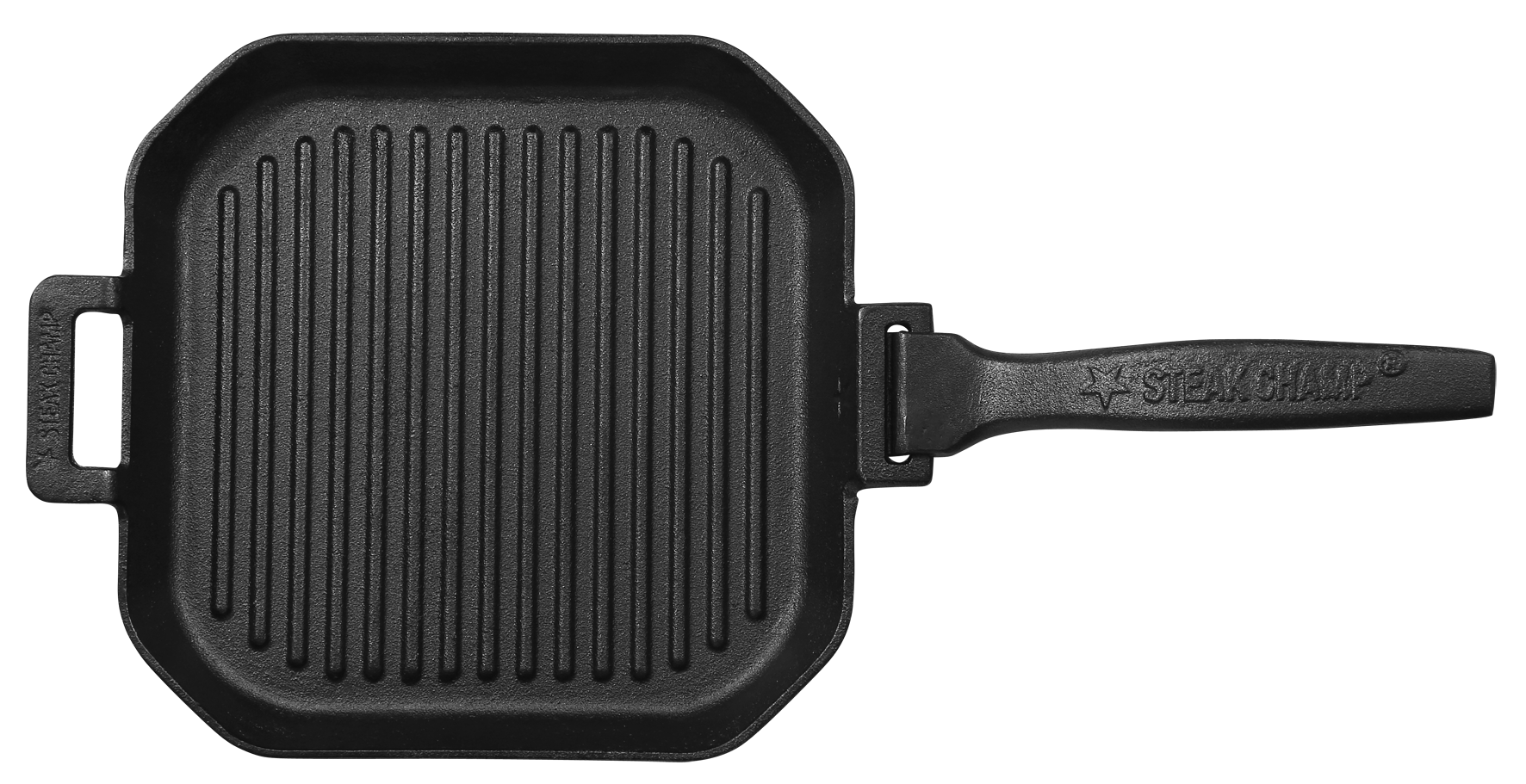 Grillpfanne Gusseisen 26 cm