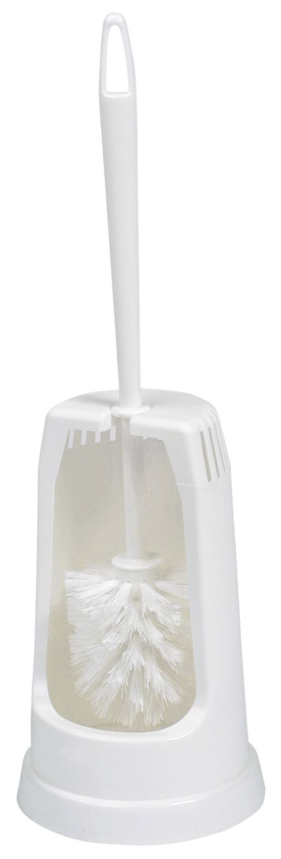 WC-Bürstengarnitur rund weiss WC-Bürstengarnitur rund weiss