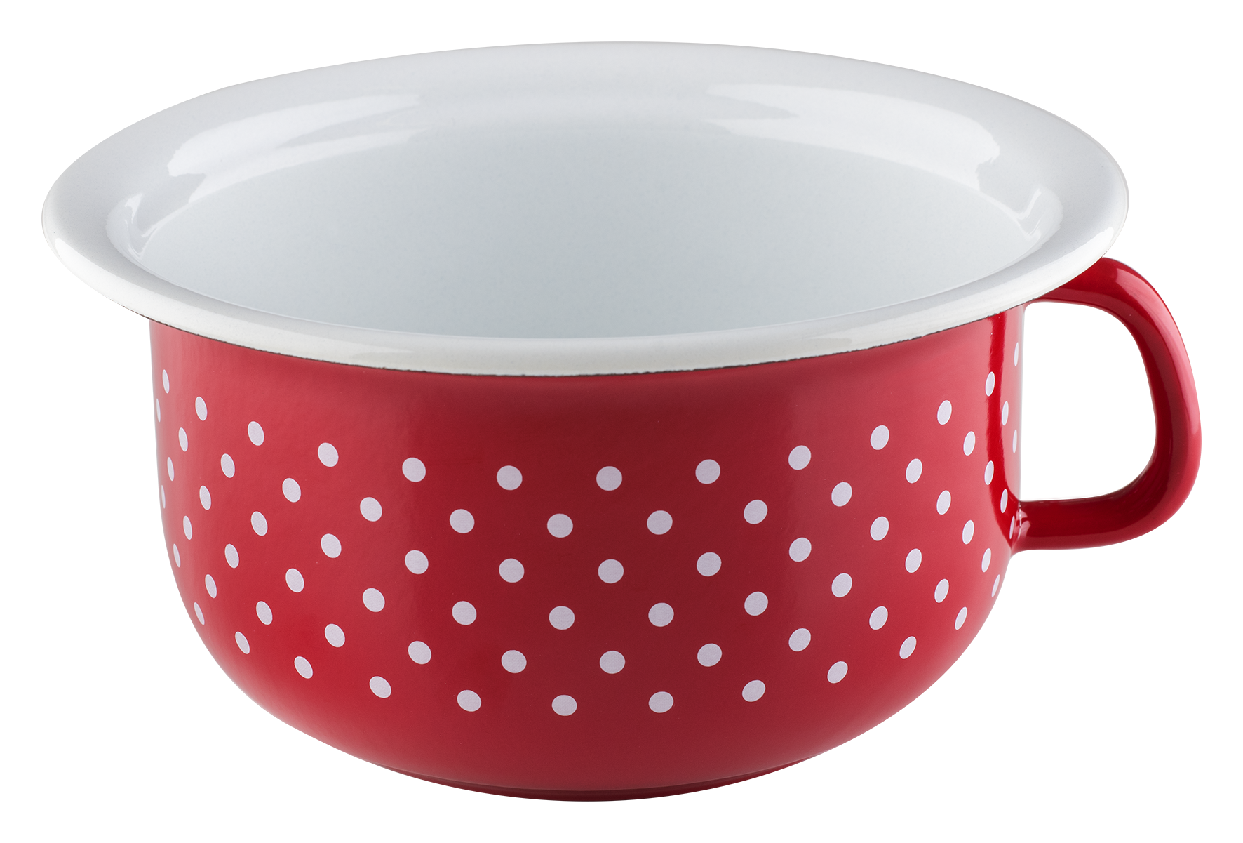 Nachttopf Pünktchen rot ø 23cm