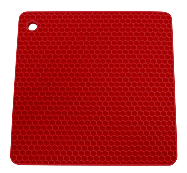 Topflappen eckig feuerrot Topflappen eckig feuerrot