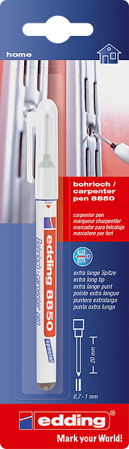 Bohrlochmarker 8850 schwarz