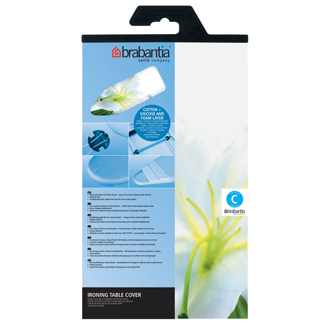 Bügeltischb. C m.Molton124X45