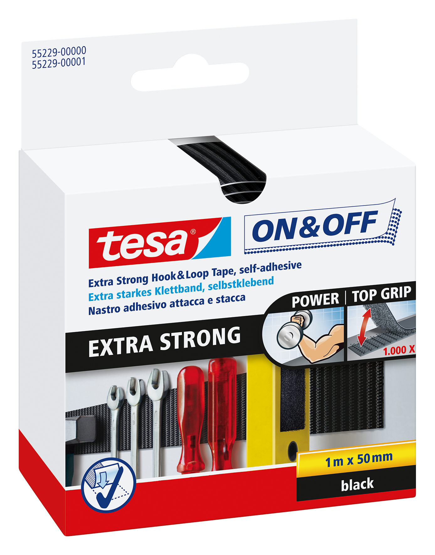 Klettstreifen Extra Strong sz