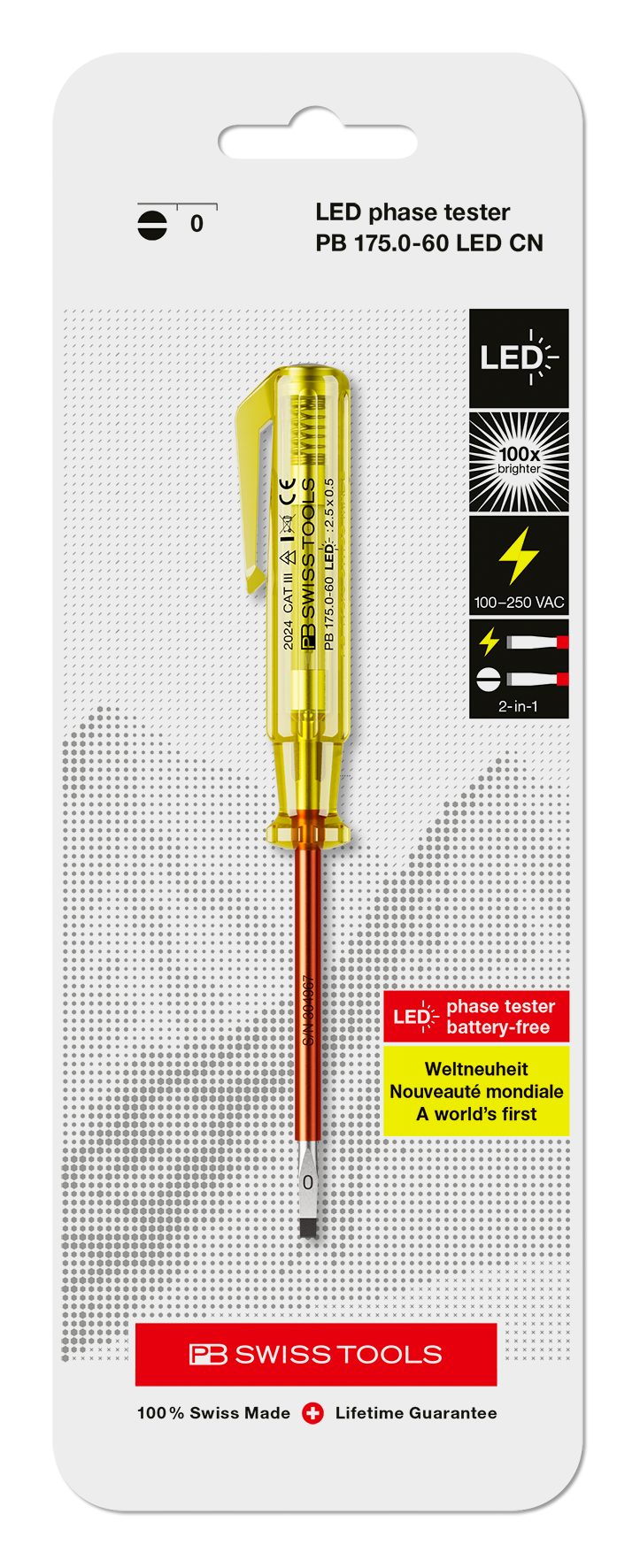 Phasenprüfer PB 175.1-60 LEDCN Phasenprüfer PB 175.1-60 LEDCN