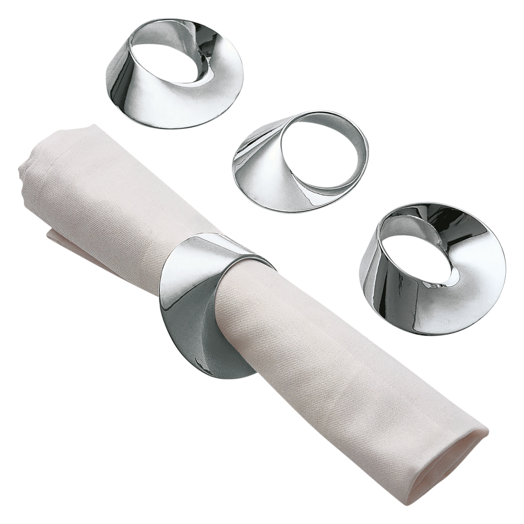 Serviettenringe Swirl ø6 4tlg.