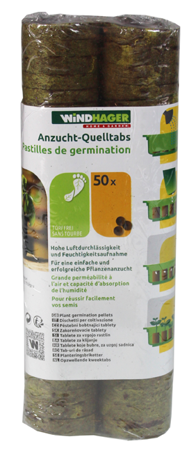 Anzucht Quell Tabs 50Stk.