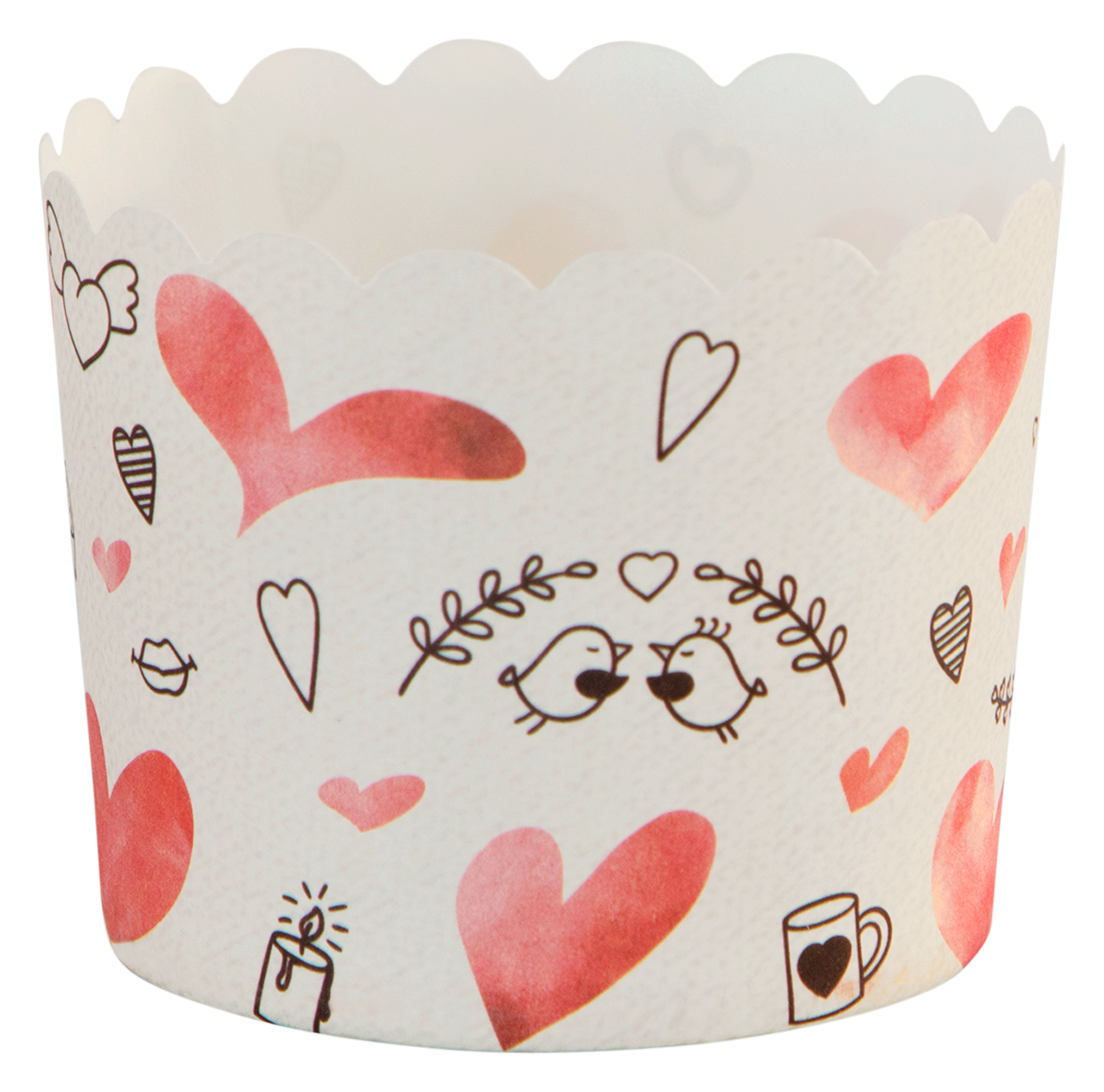Papierbackf SweetLove ø6/7bunt