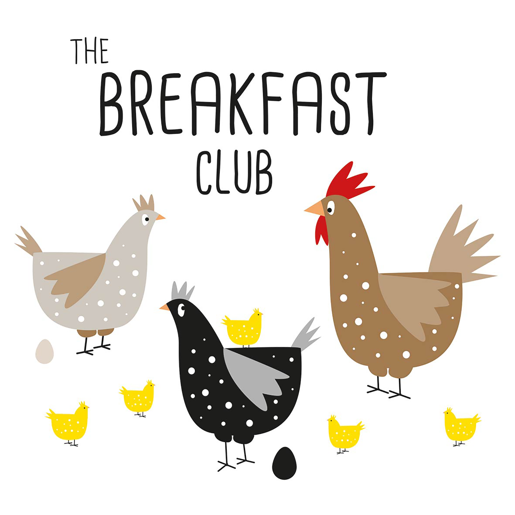 Servietten Breakfast Club