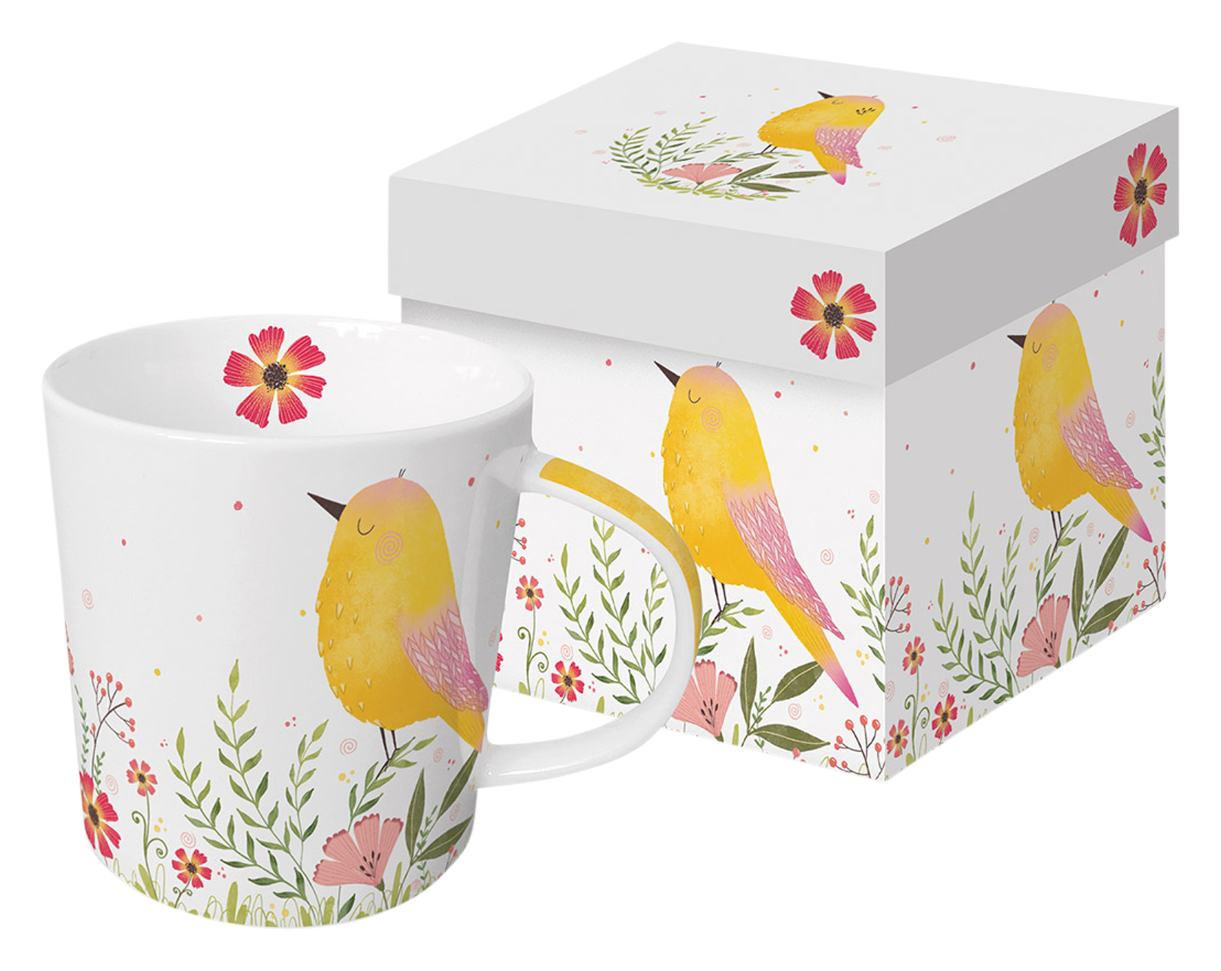 Trend Mug GB Bird yellow