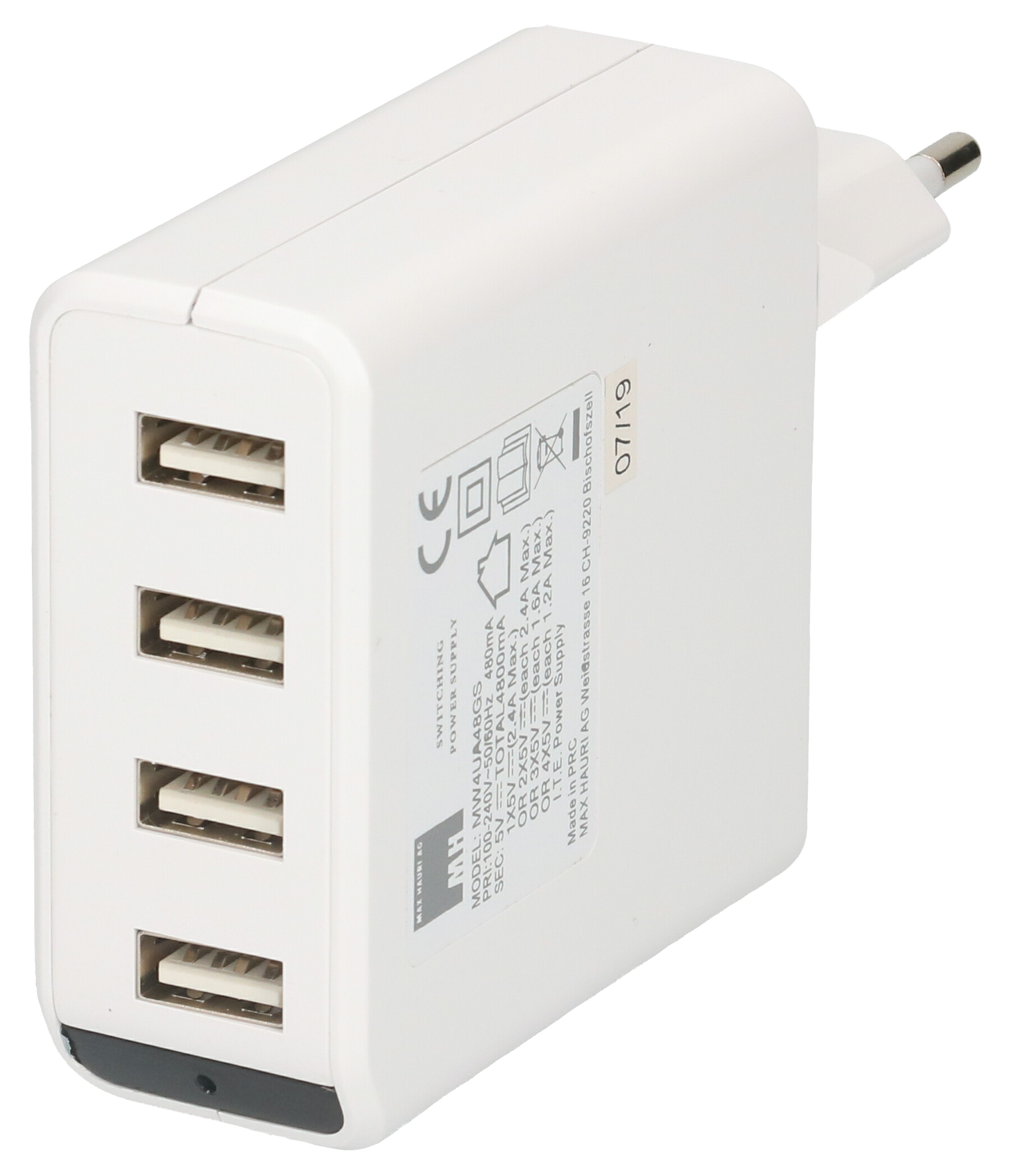 Ladegerät 4xUSB-A 24 W ws Ladegerät 4xUSB-A 24 W ws