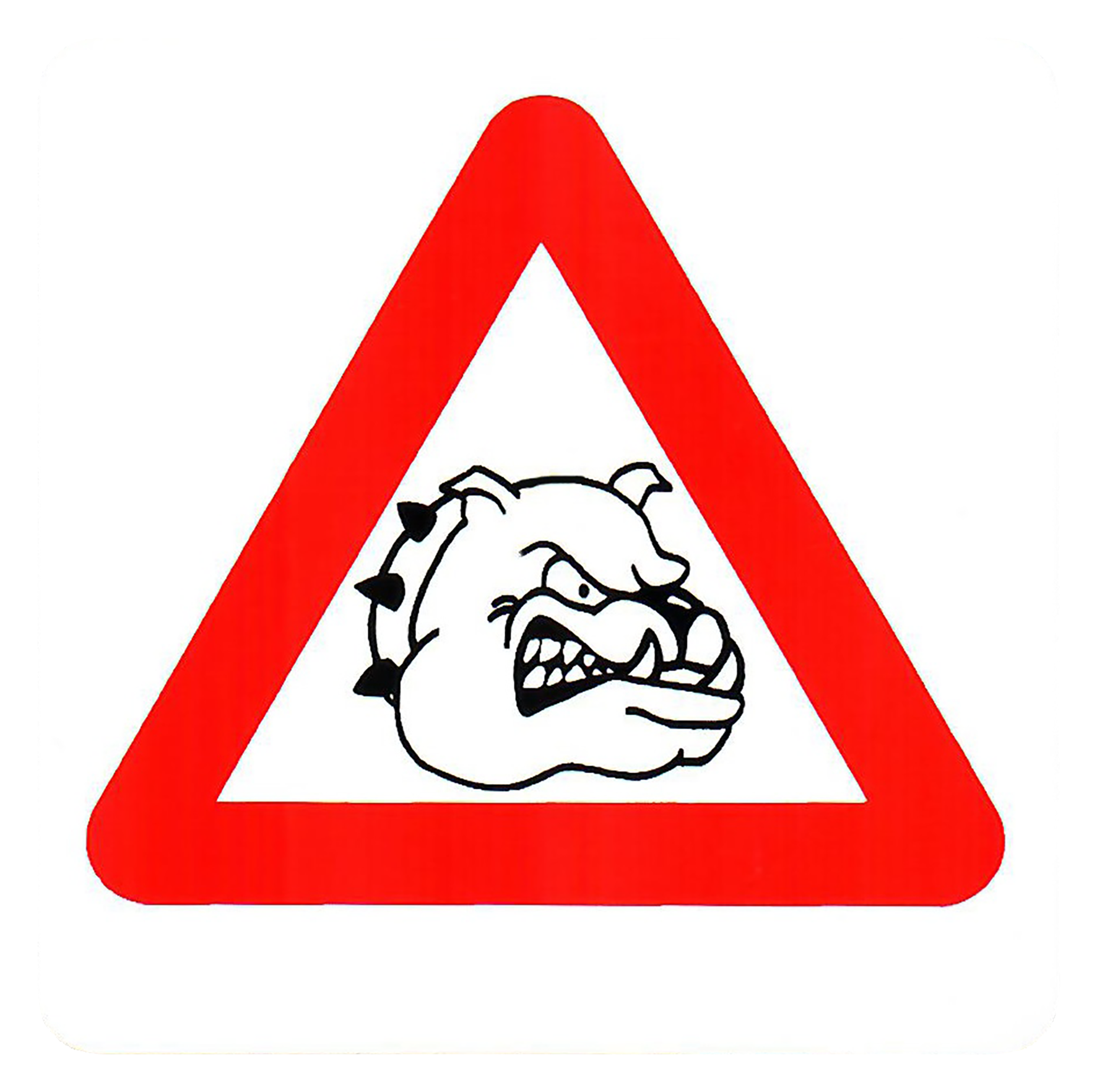 Schild WARNUNG HUND Kun 75x75
