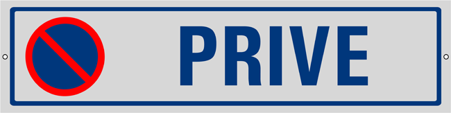 Schild PRIVÉ Alu 400x100 Schild PRIVÉ Alu 400x100