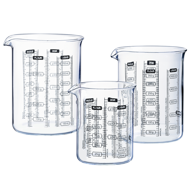 Messkrug Glas 0.5l