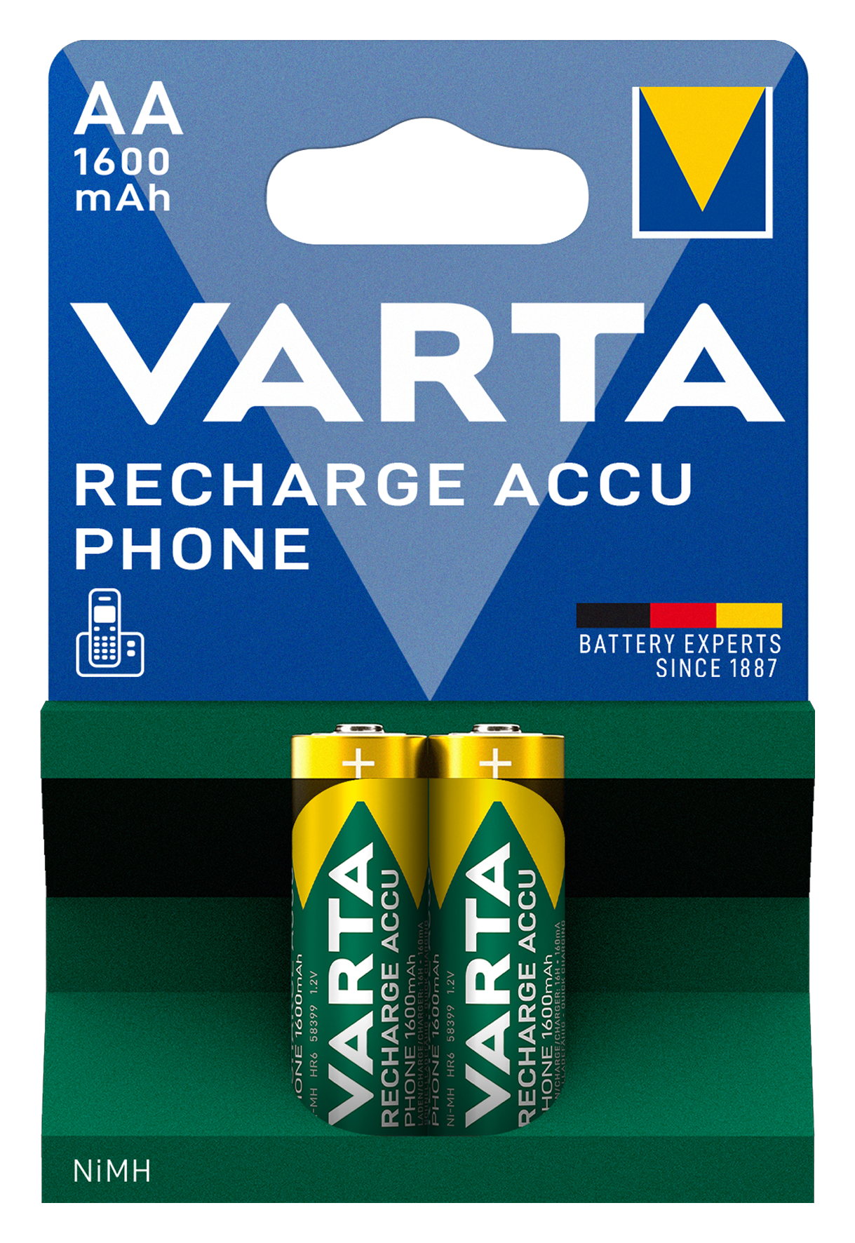 Accu Phone AA 1600mAh 2St