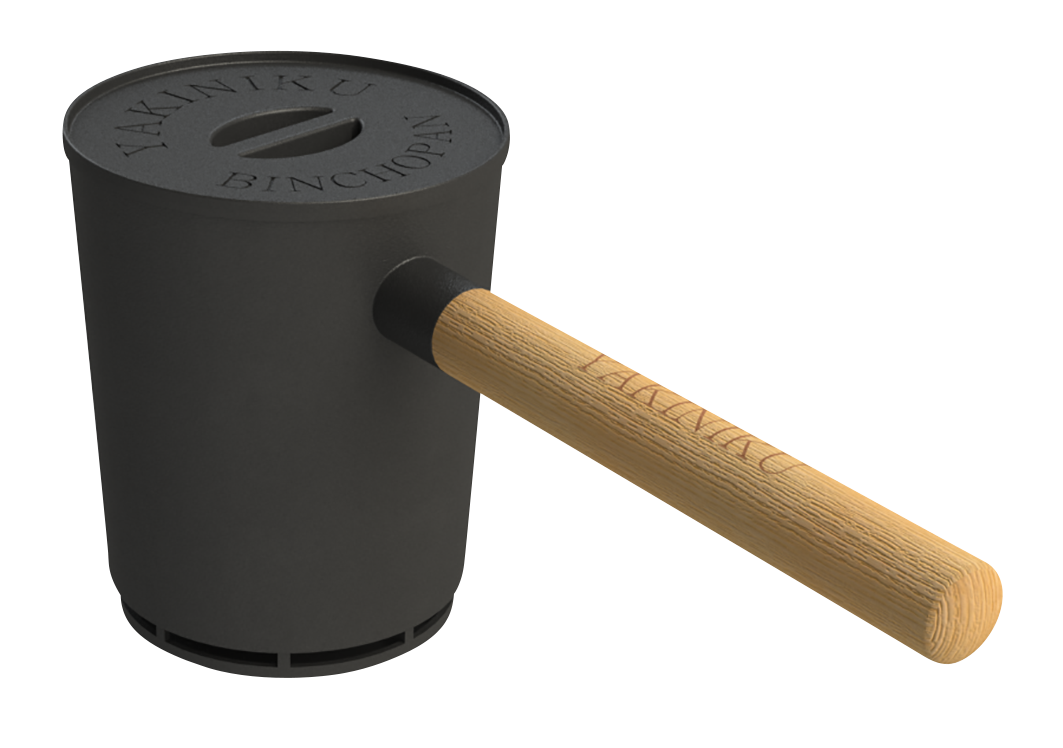 Anzündkamin schwarz