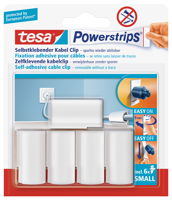Kabelclip Small weiss 5 Stk. Kabelclip Small weiss 5 Stk.
